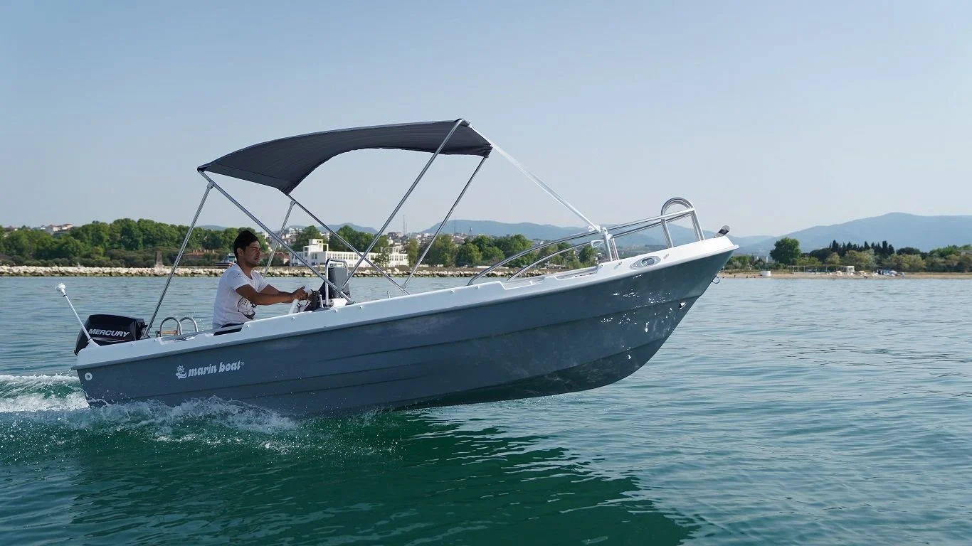 Marinboat 4.50 “S” Deluxe – Compact CE Certified Fishing & Sightseeing Boat